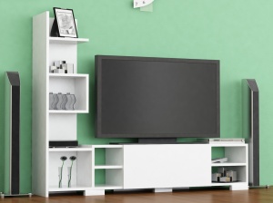TV-szekrény, Pera, Fehér - Img 4