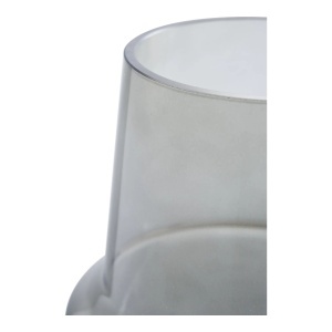 Vaza decorativa, Gri, 15x15x19 cm - Img 3