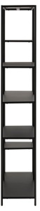 Biblioteca Newcastle, Negru, 165x79.5x30 cm - Img 6