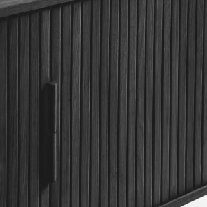 Bufet CAVO, Negru, 45x76x160 cm