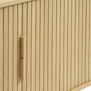 Bufet CAVO, Stejar deschis, 45x76x160 cm - Img 3