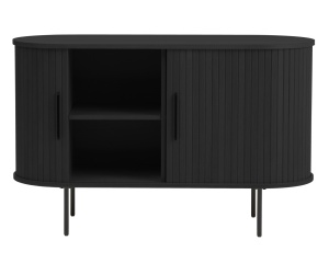 Bufet NOLA, Negru, 45x76x120 cm - Img 3