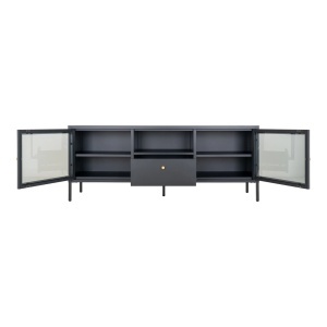 Comoda TV Dalby, Negru, 35x150x60 cm