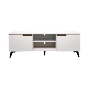 Comoda TV, Kemvio, Pako, Alb 120x38x44 cm - Img 4
