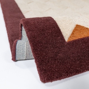Covor Apex Border Wool Visiniu 200x290 cm - Img 3