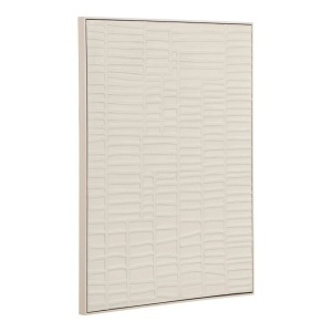 Decoratiune de perete Relief, Bej, 3x60x80 cm - Img 4