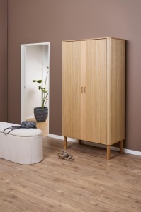 Dulap Langley, Natural, 200x100x55 cm - Img 2