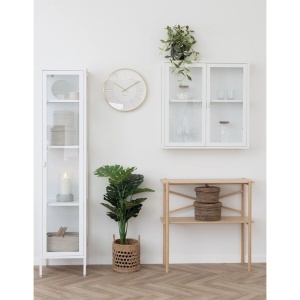 Dulap vitrina Brisbane, Alb, 35x40x180 cm - Img 3