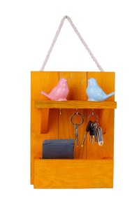 Fa kulcstartó, 214S, fekete, 31x24x8 cm