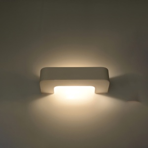 Fali lámpa, Magnet, fehér, kerámia, 36x15x7.5 cm - Img 3