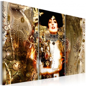 Festmény Judith (3 részes) Zöld, 90x60 cm