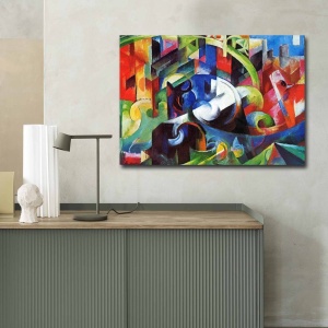 Festmény Rainbow Palette 2, sokszínű, 70x100x3 cm