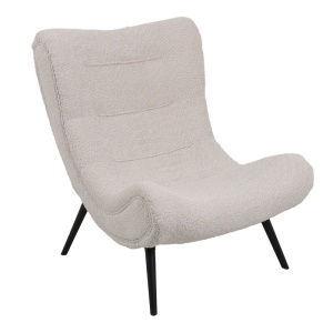 Fotel, Silla, Pako World, bézs, textil, 97x80x100 cm