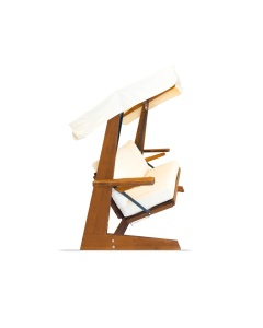 Kerti hintaágy, 3 személyes, Viva 2400, bézs, 237x100x175 cm - Img 12