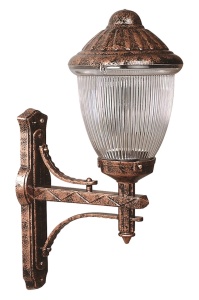 Kültéri fali lámpa, 68210, barna, 35x23 cm