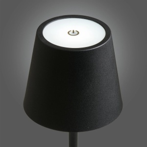 Lampa de masa Bradford, Negru, 10x10x37 cm - Img 2