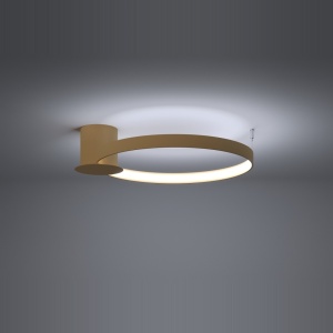 LED-es csillár, Rio, 4000K, arany, 55x62x12.5 cm - Img 3