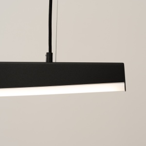 LED-es függőlámpa 3000K, Jorun 150, fekete, 150x3x210 cm - Img 5