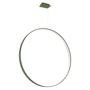 LED-es függőlámpa 3000K, Rio 110, olíva, 110x16x150 cm