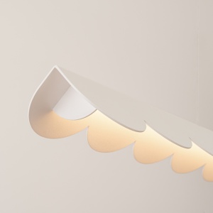LED-es függőlámpa, Biscuit, 3000K, bézs, 131x13x200 cm - Img 4