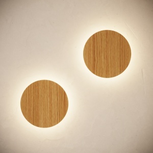 LED fali lámpa, Borgen, 3000K, tölgy, 30x30x3.5 cm - Img 15