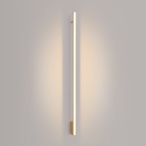 LED fali lámpa, Lagom 150, 3000K, arany, 4x7x151 cm - Img 3