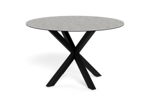 Masa dining Heaven, Gri, 75.5x119x119 cm - Img 4