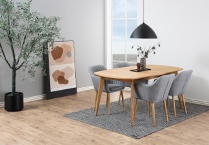 Masa dining Marte, Natural, 76x180x102 cm - Img 2