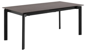 Masa dining Palermo, Negru, 76x240x90 cm - Img 3