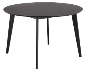 Masa dining Roxby, Negru, 76x120x120 cm - Img 2