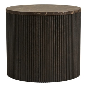 Masuta de cafea Rota, Maro inchis, 45x45x40 cm - Img 4