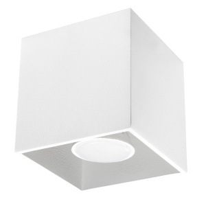Mennyezeti lámpa, Quad, fehér, 10x10x10 cm