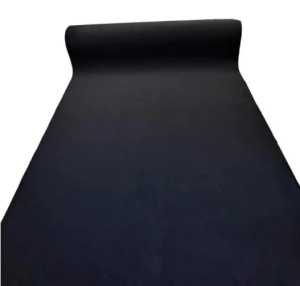 Mocheta evenimente Traversa, Plat, Negru, 200x1600 cm, Delta 610 gr mp
