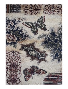 Modern pillangós szőnyeg, Lotos, többszínű, 200x300 cm