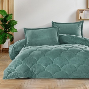 Pehelypaplan, Fluffy V23 Mint, menta, 195x215 cm