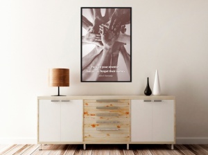 Poszter fekete kerettel, ""Hands"", 20x30 cm - Img 2