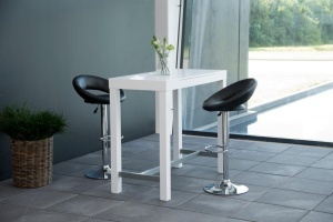 Scaun de bar Plump, Negru, 100x56x50 cm
