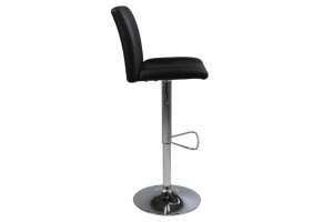 Scaun de bar Sylvia V1, Negru, 115x41.5x52 cm - Img 7