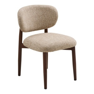 Scaun dining Isola, Maro deschis, 58x52x77 cm - Img 5
