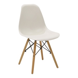 Scaun dining Julita, Alb, 52x46x81 cm