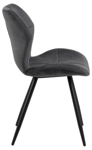 Scaun dining Petri, Gri, 82.5x48x55 cm - Img 5