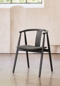 Scaun RELATE, Negru, 52x77x59 cm