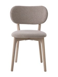Scaun STILO, Stejar Alb, 54x80x49 cm - Img 2