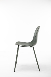 Scaun WHITBY, Verde masliniu, 50x84x50 cm - Img 3
