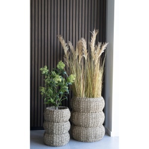Set 2 piese Cosuri Sarbas, Natural, 35x35x45 cm - Img 2
