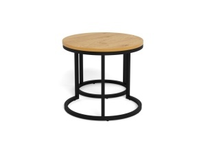 Set 2 piese Masute de cafea Spiro, Natural, 40x45x45 cm - Img 4