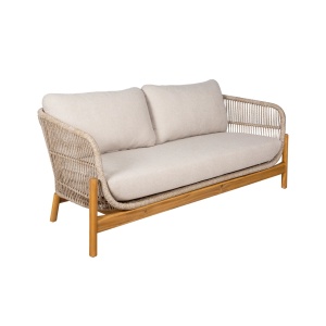 Set 4 piese Mobilier lounge pentru exterior Terracina, Maro, 78.5x84.5x72 cm
