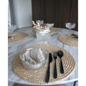Set 4 piese Suporturi farfurie Bombay, Natural, 38x38x0.5 cm - Img 2