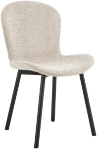 Set 5 piese Masa dining si Scaune Cadiz V8, Natural, 75x120x120 cm - Img 4