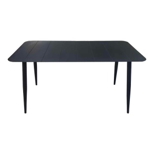 Set masa si scaune dining, 5 buc, Heven Vista, Pako, Negru 150x80x72 cm - Img 6